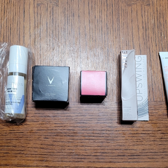 Orange And Blue Beauty Bag - Picture 3 of 3